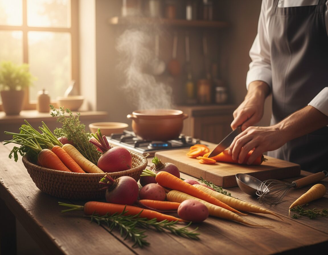cooking with root vegetables