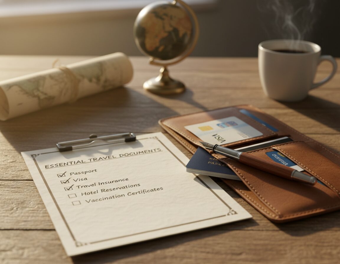 travel documentation checklist